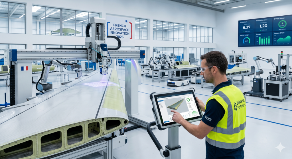 #Industrie40 #SouverainetéIndustrielle #BaldwinPartners #FrenchFab #SmartFactory #TransformationDigitale #Leadership #TechForIndustry #InnovationIndustrielle